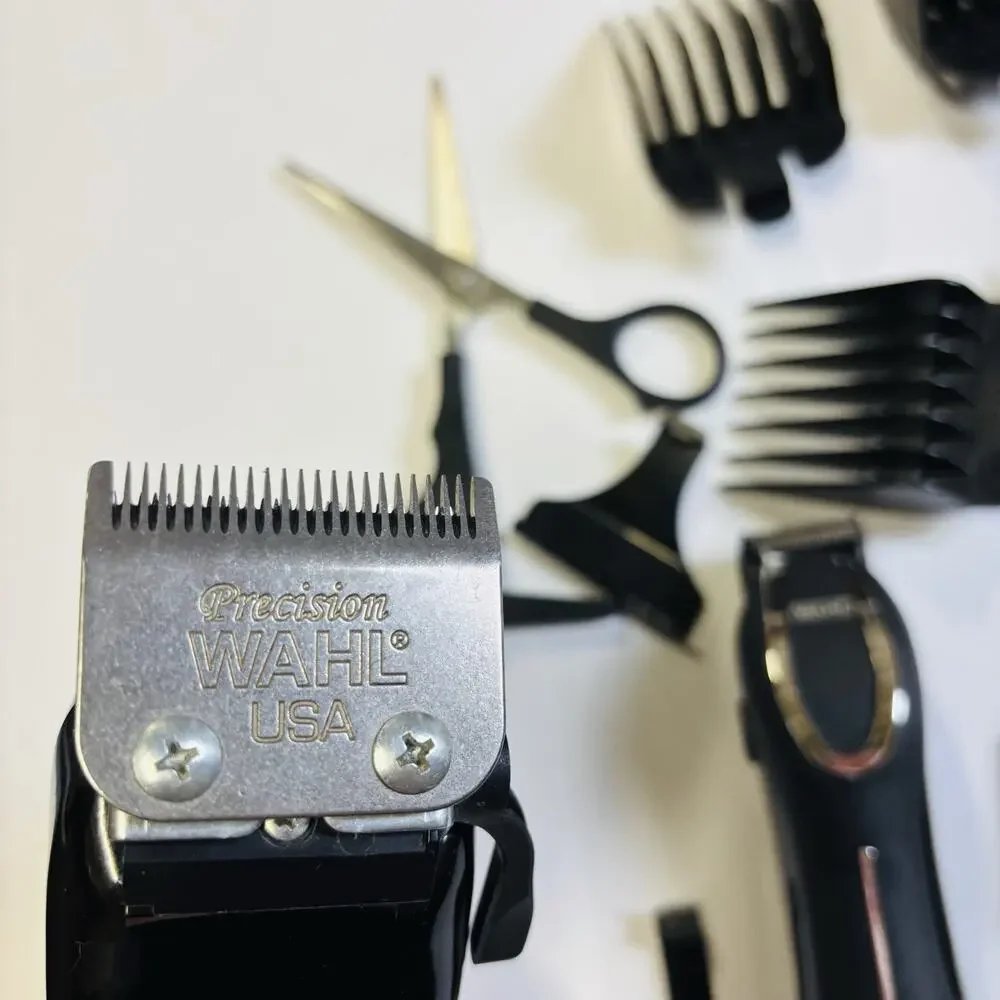 Wahl HairCut Combo Haircutting Kit - 14 Pieces. Clean! Works. Tested.